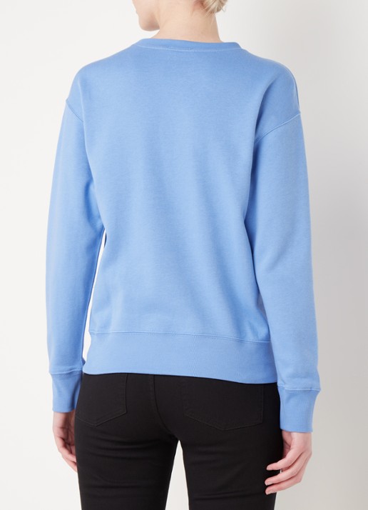 Ralph Lauren Sweater met logoborduring - achterkant 4 blauw