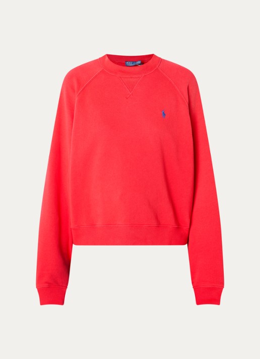 Ralph Lauren Sweater met logoborduring - voorkant 2 rood