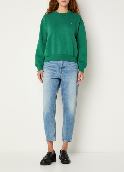 Ralph Lauren Sweater met logoborduring - voorkant 2 groen