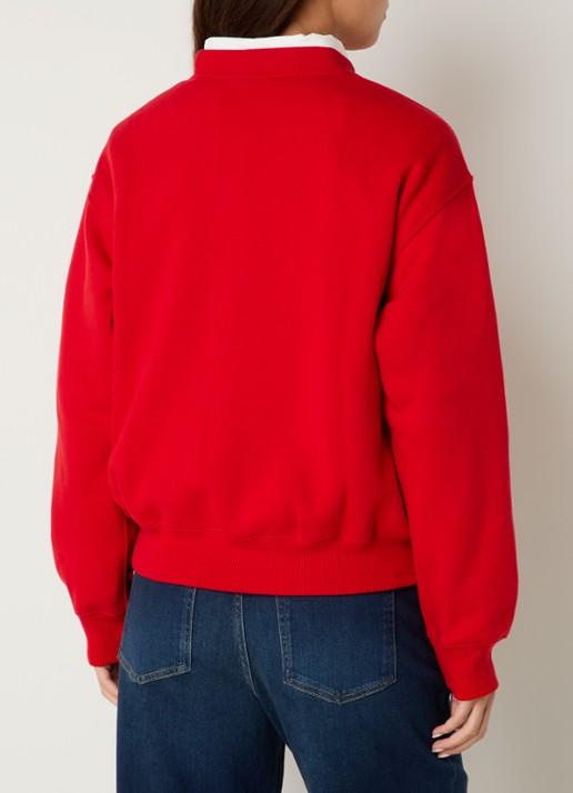 Ralph Lauren Sweater met logoborduring - achterkant 4 rood