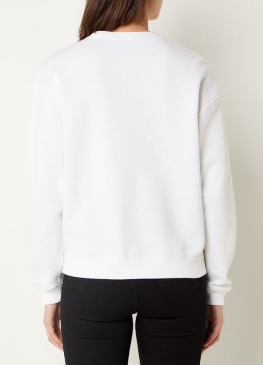 Ralph Lauren Sweater met logoborduring - achterkant wit