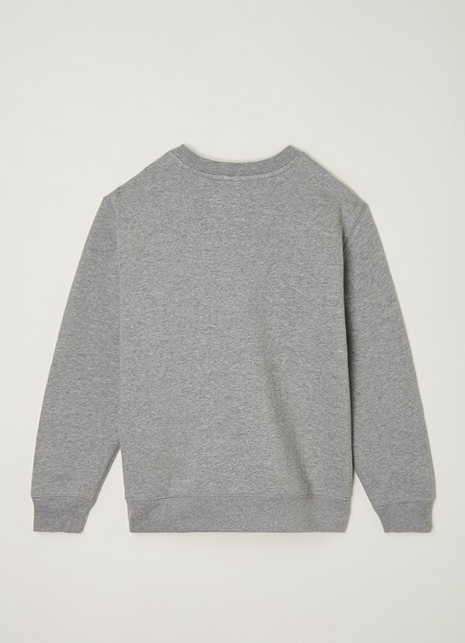 Ralph Lauren Sweater met logoborduring - voorkant 2 grijs