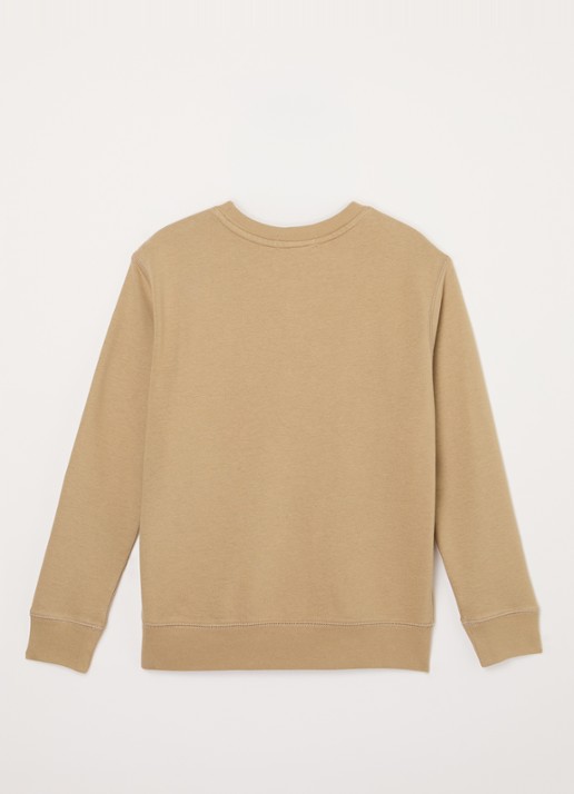 Ralph Lauren Sweater met logoborduring - voorkant 3 zand
