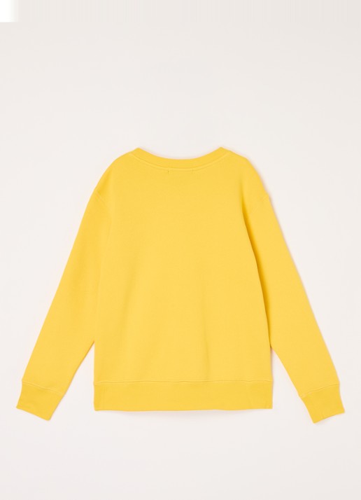 Ralph Lauren Sweater met logoborduring - voorkant 2 geel