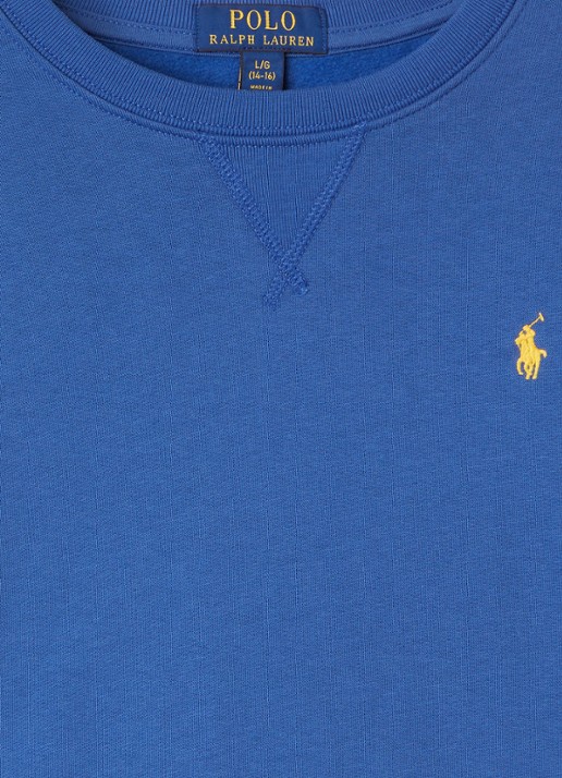 Ralph Lauren Sweater met logoborduring - detail 3 blauw