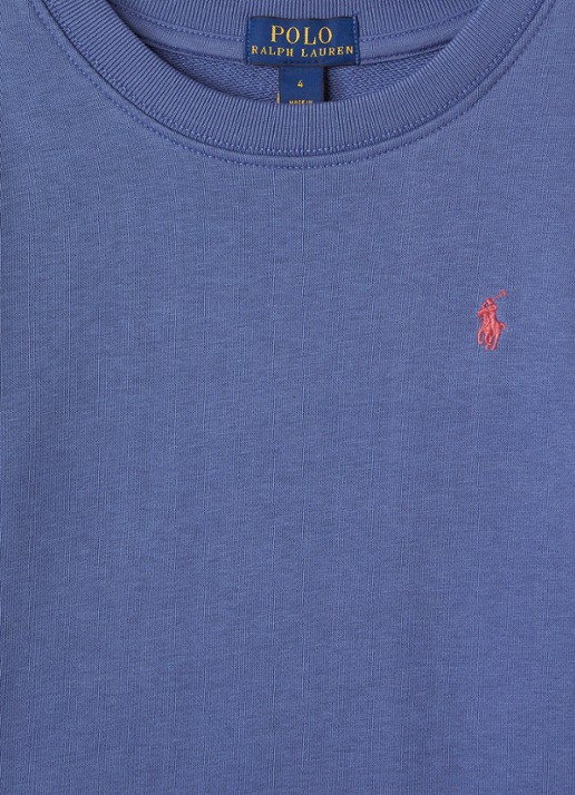 Ralph Lauren Sweater met logoborduring - detail indigo