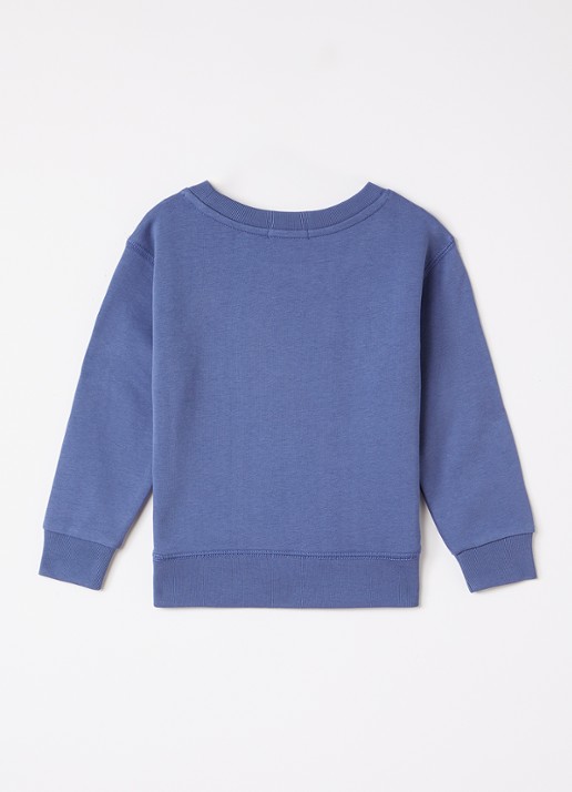 Ralph Lauren Sweater met logoborduring - voorkant 3 indigo