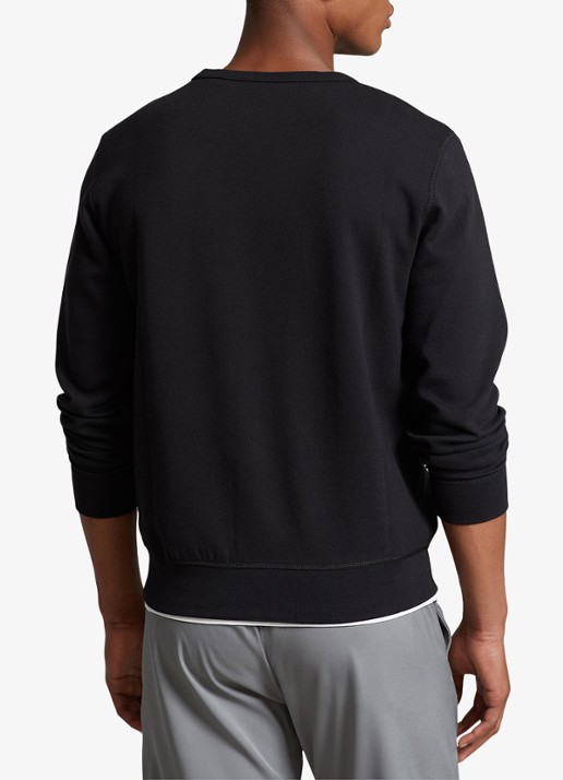 Ralph Lauren Sweater met logoborduring - achterkant polo black