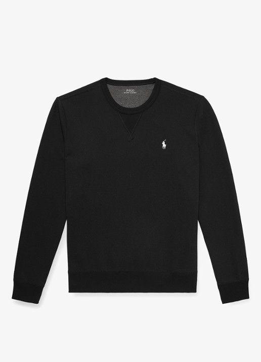 Ralph Lauren Sweater met logoborduring - voorkant 5 polo black