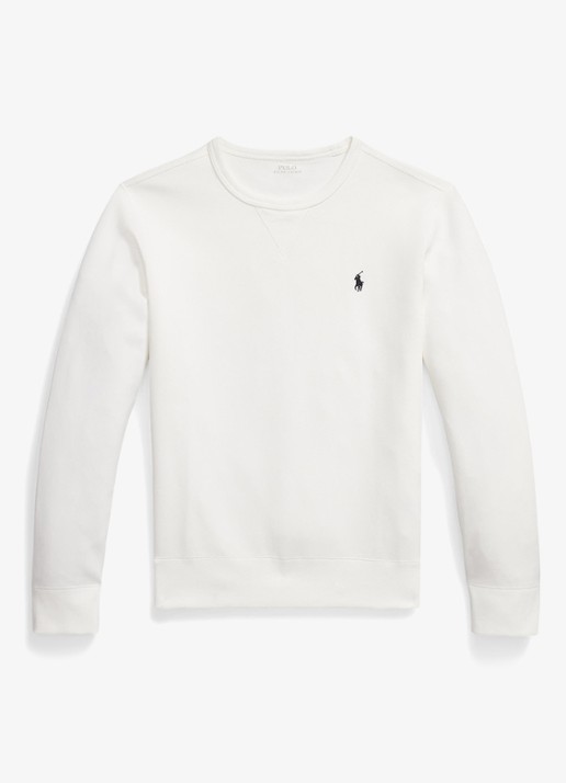Ralph Lauren Sweater met logoborduring - voorkant white / wit