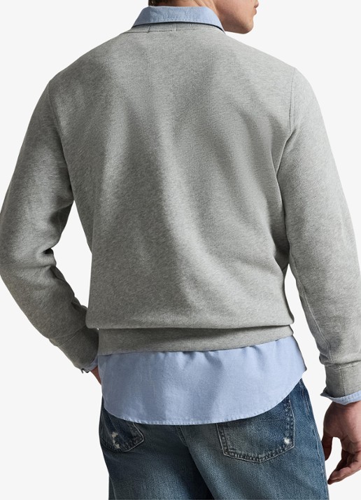 Ralph Lauren Sweater met logoprint - achterkant 5 andover hthr / grijs