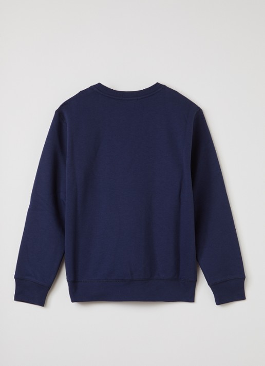 Ralph Lauren Sweater met print en logo - voorkant 2 donkerblauw