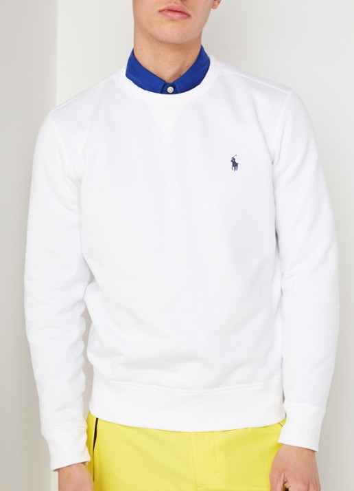 Ralph Lauren Sweater met ronde hals en logoborduring