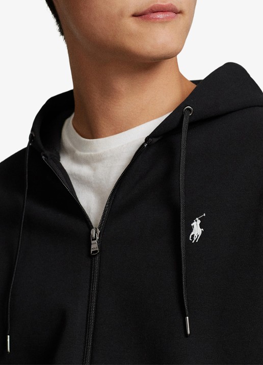 Ralph Lauren Sweatvest met capuchon en logoborduring  - detail 4 polo black