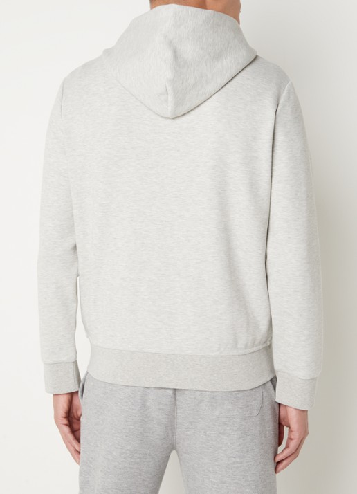 Ralph Lauren Sweatvest met capuchon en logoborduring  - achterkant 2 lt sport heather