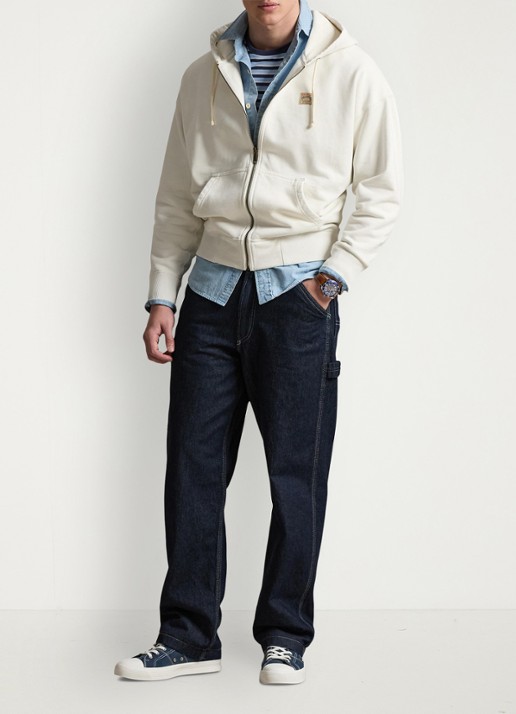 Ralph Lauren Sweatvest met capuchon en steekzakken - voorkant 5 nevis-2wun