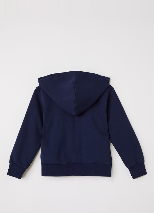 Ralph Lauren Sweatvest met capuchon - achterkant 3 donkerblauw