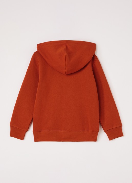Ralph Lauren Sweatvest met logo - achterkant orange