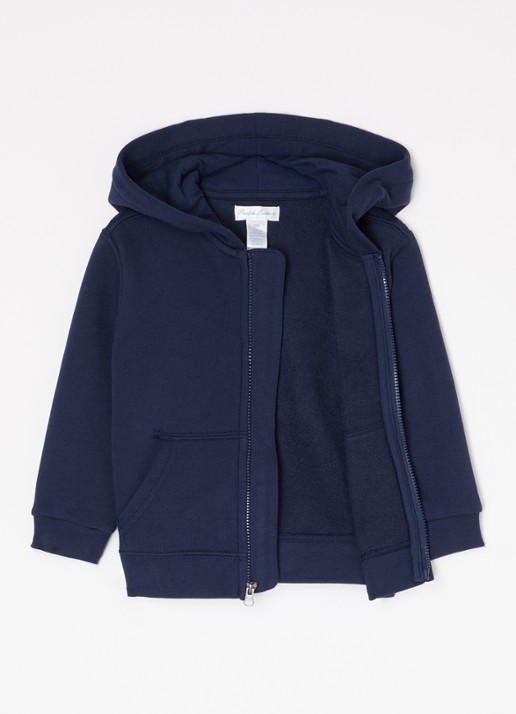 Ralph Lauren Sweatvest met logo - voorkant 2 donkerblauw