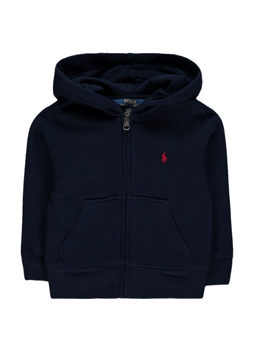 Ralph Lauren Sweatvest met logoborduring en capuchon