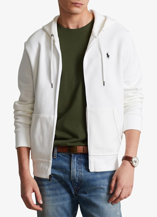 Ralph Lauren Sweatvest met steekzakken en logoborduring
