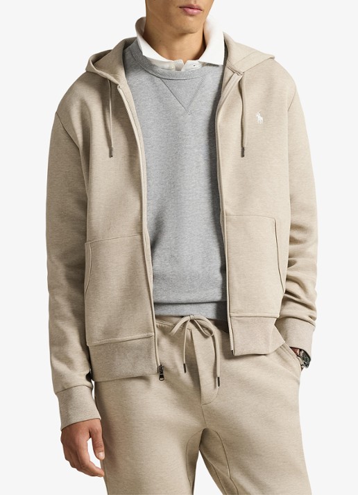 Ralph Lauren Sweatvest met steekzakken en logoborduring