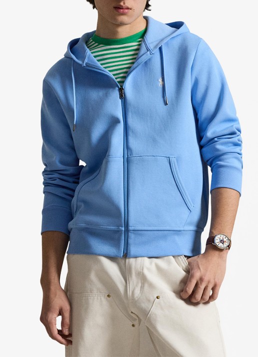 Ralph Lauren Sweatvest met steekzakken en logoborduring