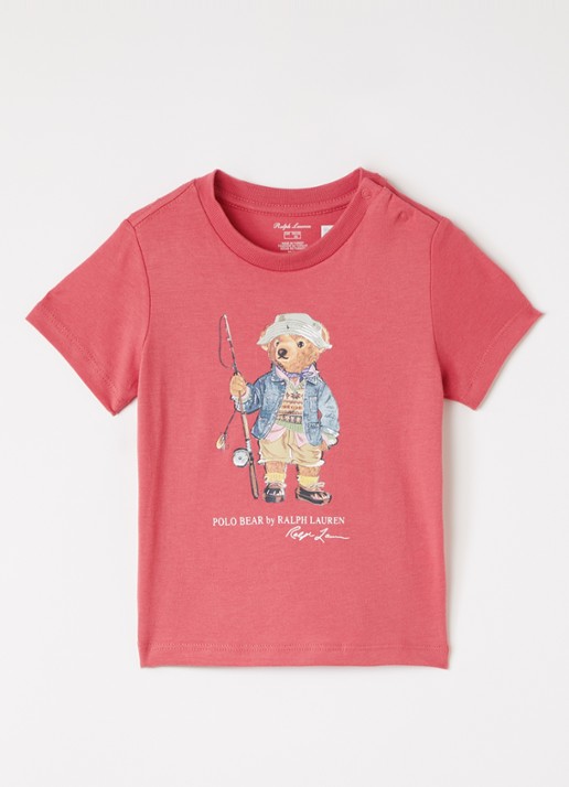 Ralph Lauren T-shirt jurk met logoprint
