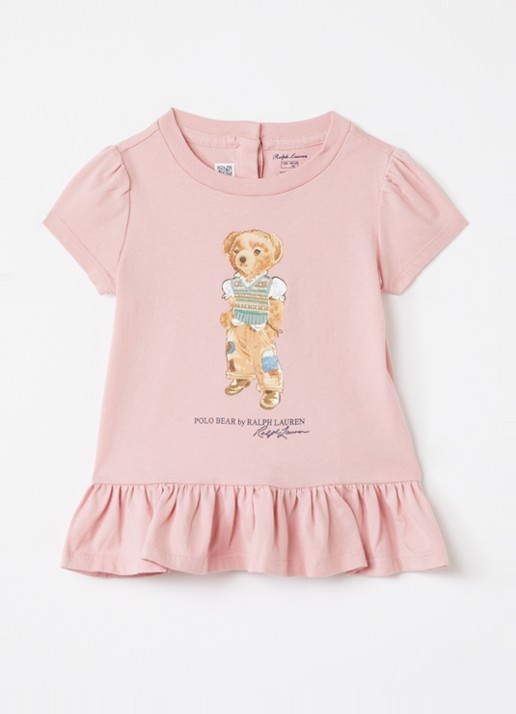 Ralph Lauren T-shirt jurk met logoprint