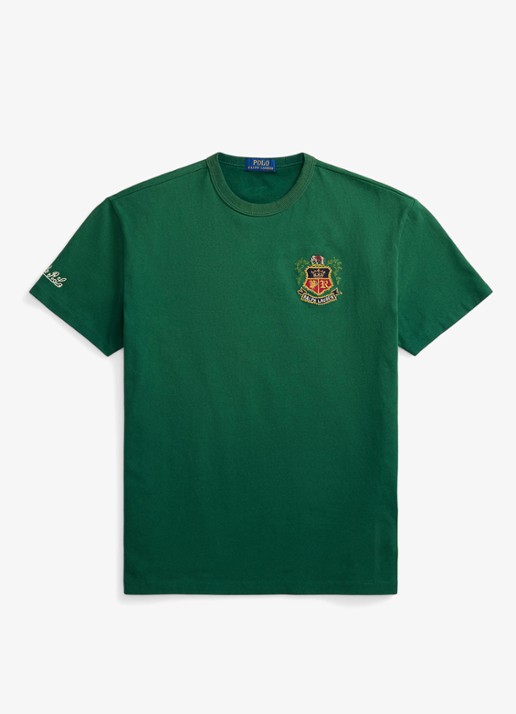 Ralph Lauren T-shirt met borduring en backprint - voorkant new forest-2z8d