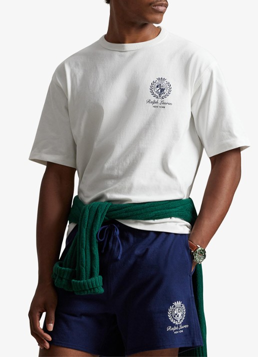Ralph Lauren T-shirt met logo- en backprint