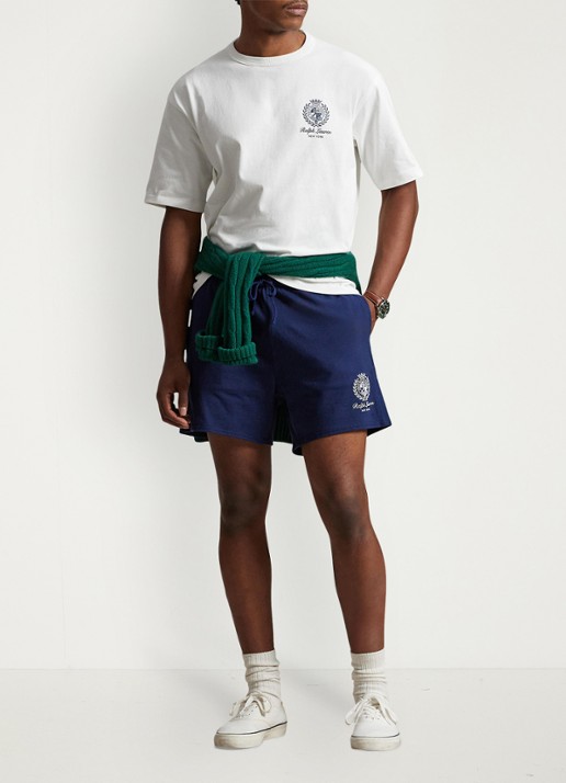 Ralph Lauren T-shirt met logo- en backprint - voorkant 4 white / wit