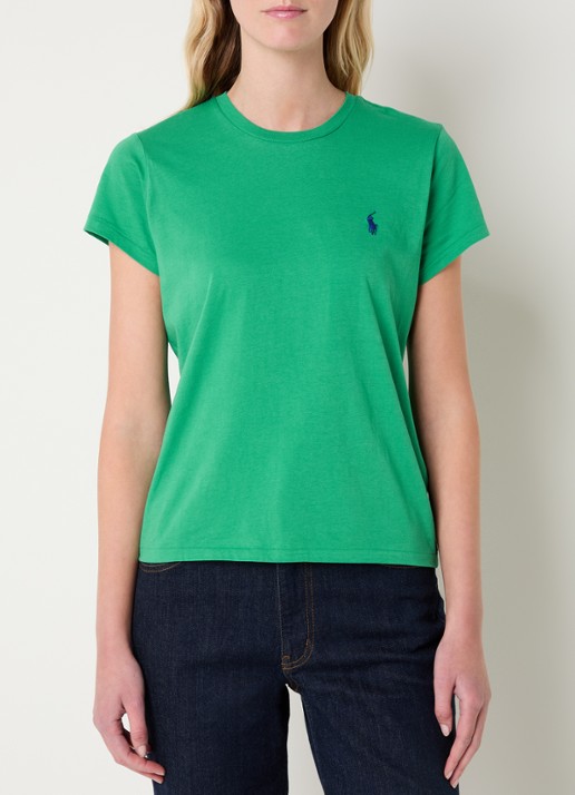 Ralph Lauren T-shirt met logo - detail 4 groen