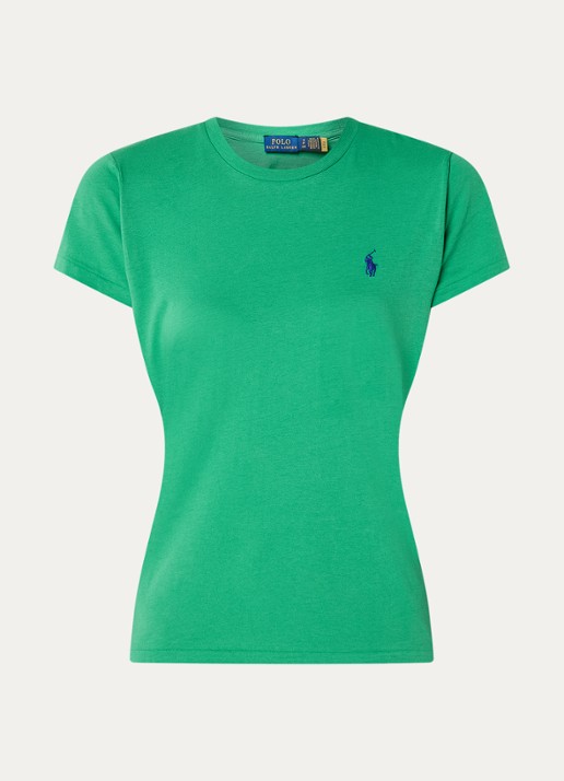 Ralph Lauren T-shirt met logo - voorkant 2 groen