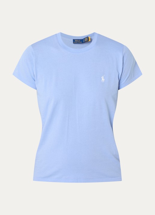 Ralph Lauren T-shirt met logo - voorkant 2 blauwgrijs