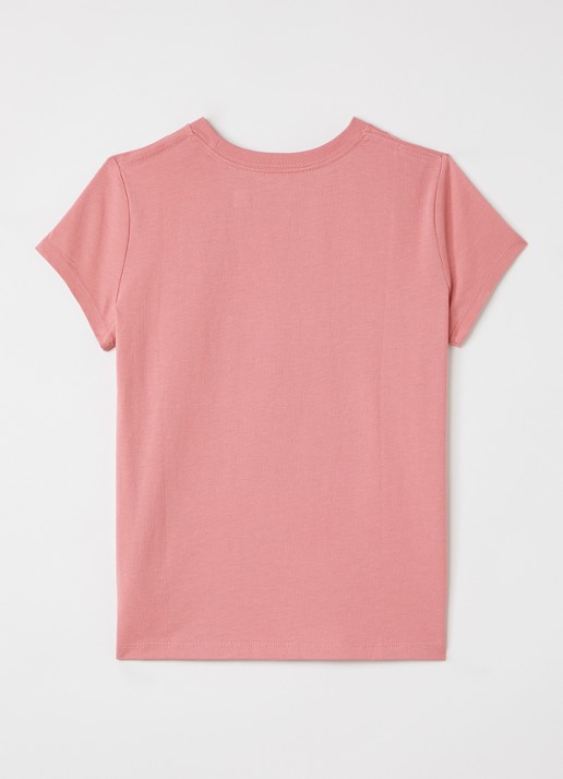 Ralph Lauren T-shirt met logo - voorkant 2 roze