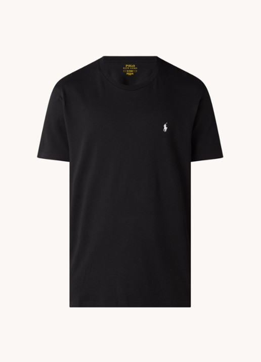 Ralph Lauren T-shirt met logo - voorkant zwart