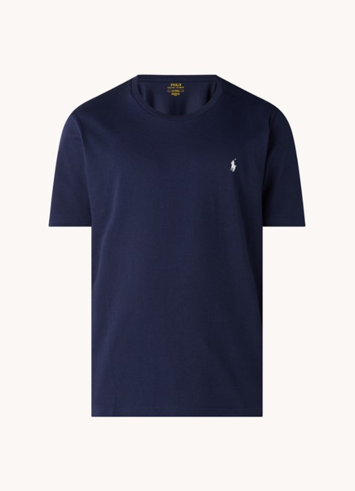 Ralph Lauren T-shirt met logo - voorkant 3 donkerblauw