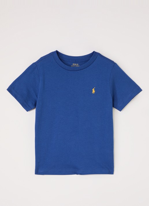Ralph Lauren T-shirt met logo - voorkant blauw