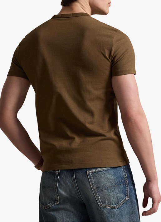 Ralph Lauren T-shirt met logo - achterkant 5 york brown / bruin