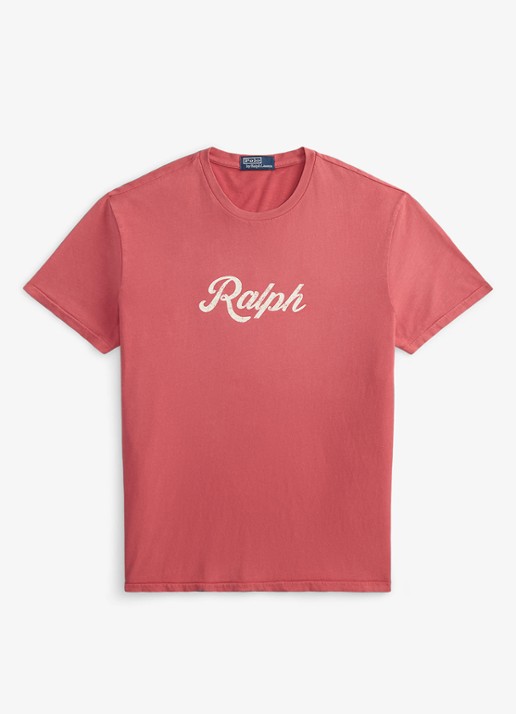 Ralph Lauren T-shirt met logo - voorkant nantucket red/white-34c3