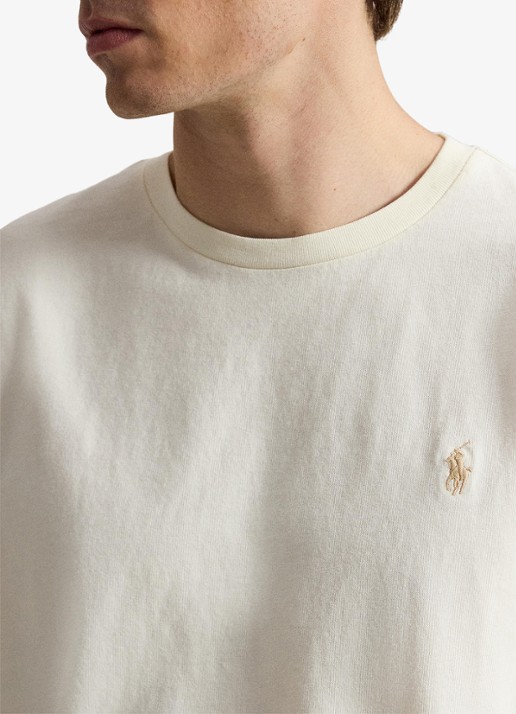Ralph Lauren T-shirt met logo - detail 5 clubhouse cream / crème
