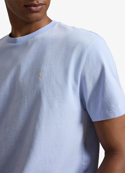 Ralph Lauren T-shirt met logo - detail 5 pebble blue / blauw