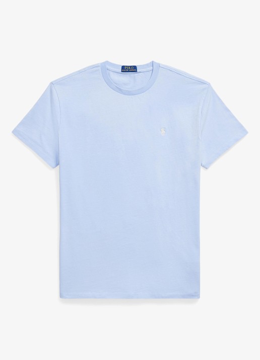 Ralph Lauren T-shirt met logo - voorkant 2 pebble blue / blauw
