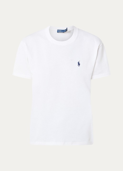 Ralph Lauren T-shirt met logoborduring - voorkant wit