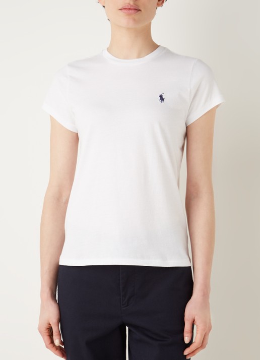 Ralph Lauren T-shirt met logoborduring