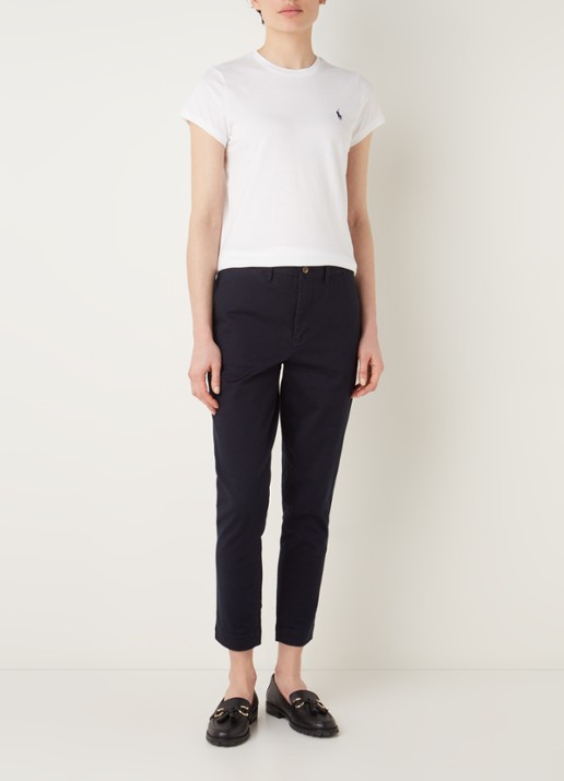 Ralph Lauren T-shirt met logoborduring - voorkant 4 wit