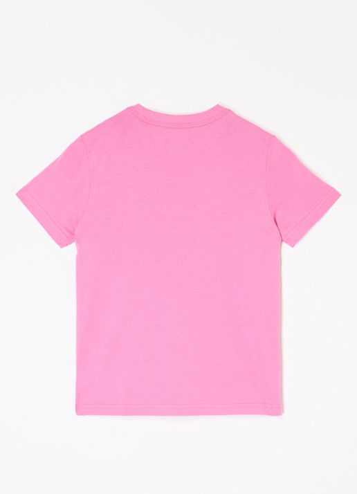 Ralph Lauren T-shirt met logoborduring - voorkant 2 roze