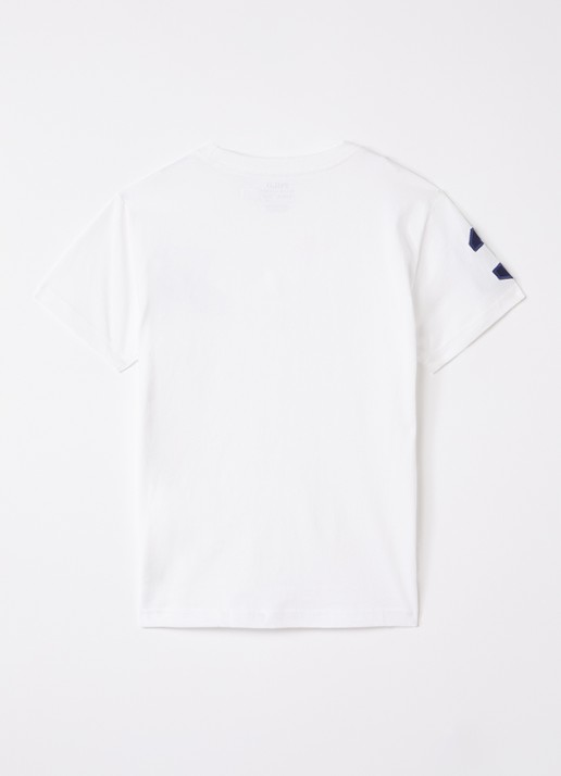 Ralph Lauren T-shirt met logoborduring - voorkant 2 wit