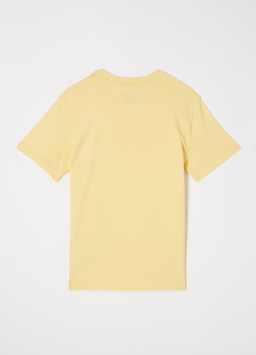 Ralph Lauren T-shirt met logoborduring - voorkant 2 geel